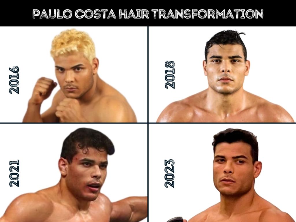 paulo costa hair transformation