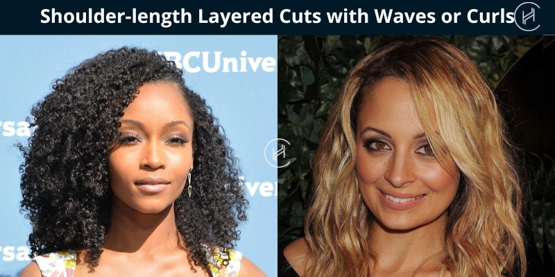 Shoulder-length Layered Cuts with Waves or Curls - Hairstyle for Women with Hair Loss and Thinning Hair
