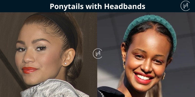 ponytail with headband - Hairstyle for Women with Hair Loss and Thinning Hair